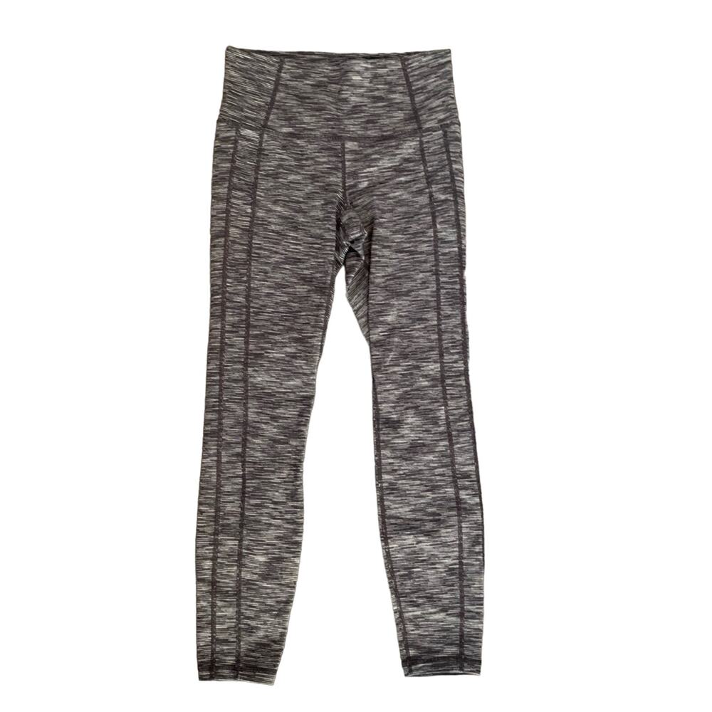 Athleta Power Up 7/8 High-rise Black Print Leggings Size XS